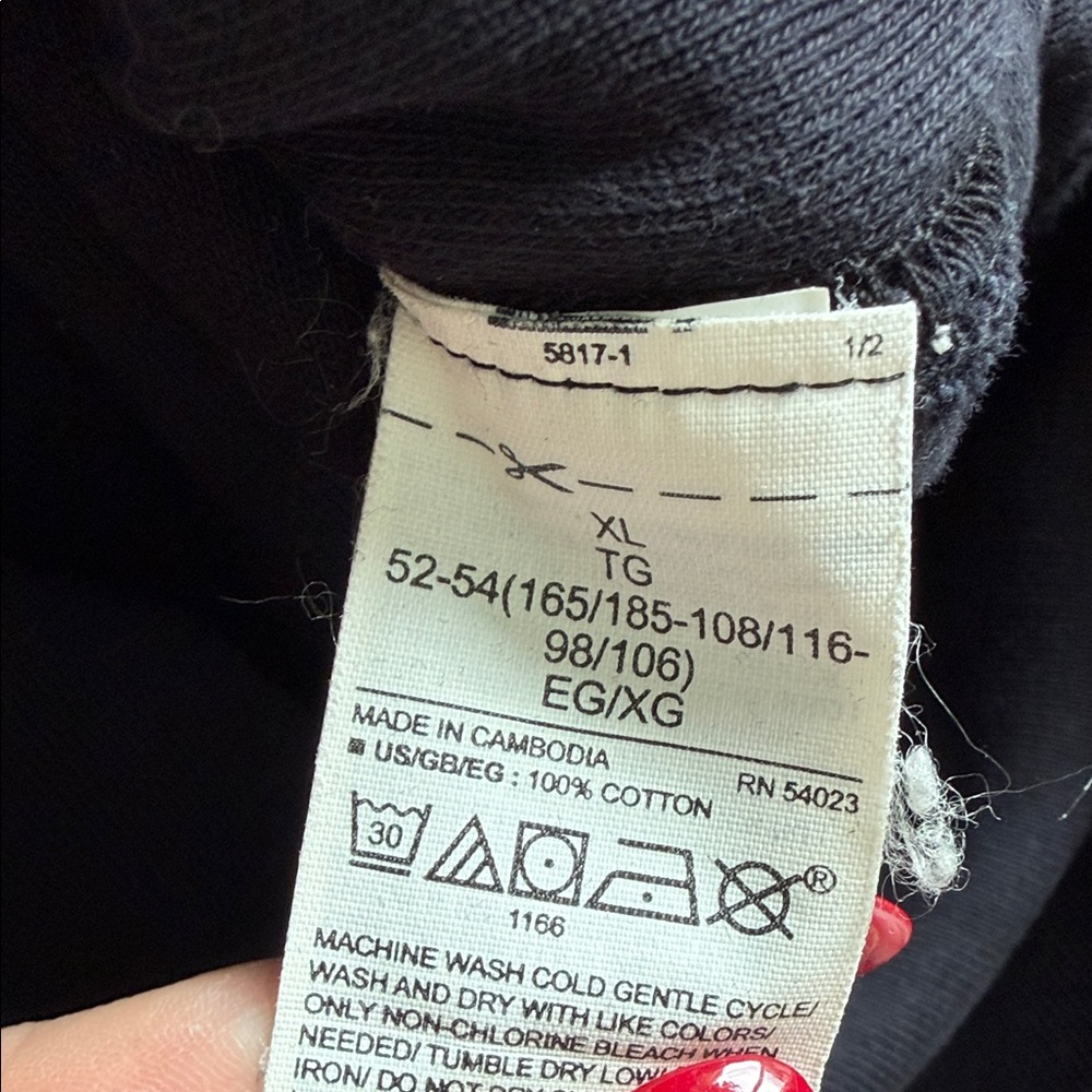 Men's Black Hoodie - Picture 4 of 4